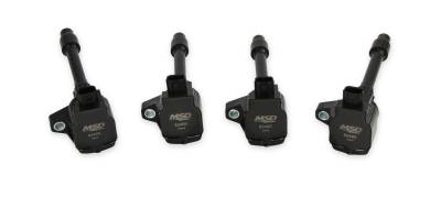 MSD - MSD Ignition 824943 Blaster Direct Ignition Coil Set for 16-20 Honda Civic 2.0L
