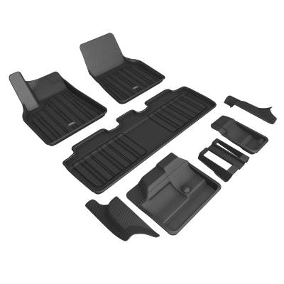 3D MAXpider - 3D MAXpider E1TL03601809 ELITECT Floor Mat for 21-26 Tesla Y