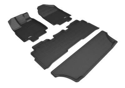 3D MAXpider - 3D MAXpider L1HD09101509 KAGU Floor Mat for 18-26 Honda Odyssey
