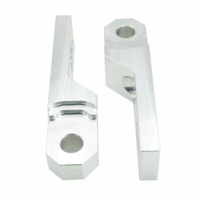 Royal Hooks - Royal Hooks Billet Tow Hook Shackle Adapters Raw 09-25 Ford F150 RHO-12028-RW
