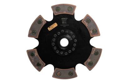Advanced Clutch - Advanced Clutch 6240010 ACT 6 Pad Rigid Race Clutch Disc