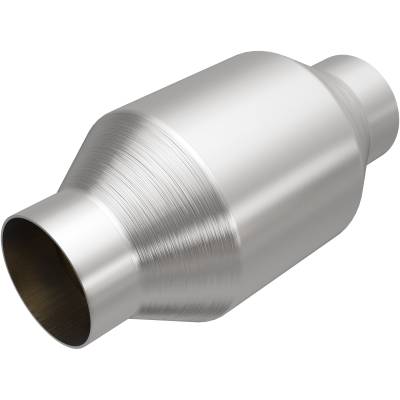 MagnaFlow Exhaust Products - MagnaFlow 59956 Universal Catalytic Converter 8"L x 4"W Round 2.50"