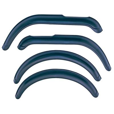 Omix - Omix 11601.01 Fender Flare Kit 4 Piece Factory Replacement 55-86 Jeep CJ