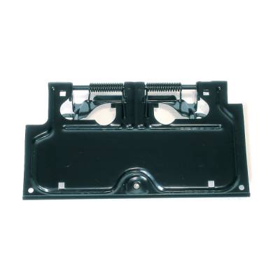 Omix - Omix 11233.01 License Plate Bracket Black 87-95 Jeep Wrangler YJ