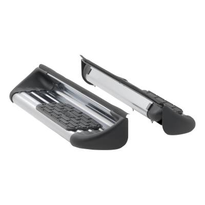 LUVERNE - LUVERNE 489921 Polished Stainless Side Entry Steps Ford Super Duty Regular Cab