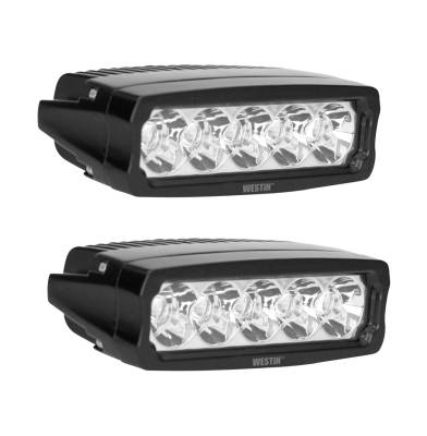 Westin - Westin 09-12232-PR Fusion5 5.5x1.8" 3W LED Chips Light Single Row Bar