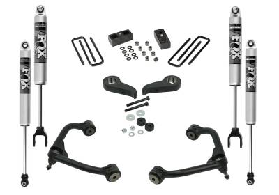 Superlift - Superlift K1013F 3" Lift Kit w/Fox 2.0 Shocks for 20-25 Silv/Sierra HD Springs