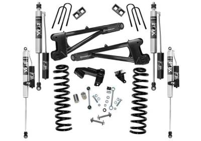 Superlift - Superlift K981FX FOX 2.0 4" Lift Kit w/Radius Arms for 08-10 F250/350 4WD Diesel