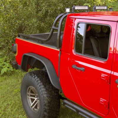Rugged Ridge - Rugged Ridge 11615.49 Steel Tube Fenders Rear 20-21 Gladiator JT