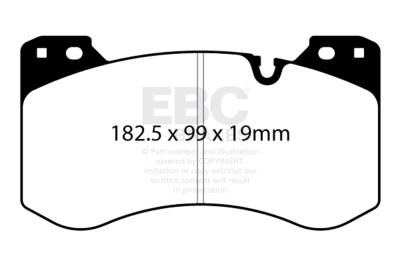 EBC Brakes - EBC Brakes DP42454R Yellowstuff Street & Track Brake Pads for 21-22 M3 M4