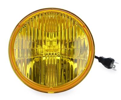 Retrobright - Holley Performance LFRB115 RetroBright LED Headlights Euro Yellow 7" Each