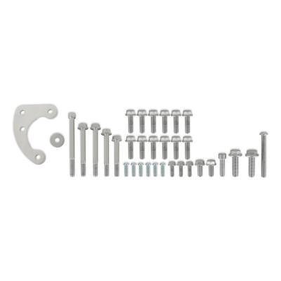 Holley - Holley Performance 97-411 Engine Timing Cover Bolt Set for Ford Car 415/445 Godz