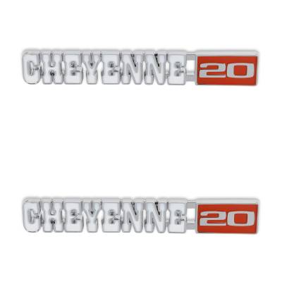 Brothers Trucks - Brothers Trucks 04-593 Fender Emblem for Chevy