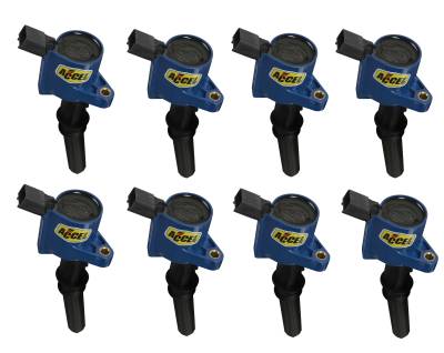 ACCEL - ACCEL 140032B-8 Ignition Coil Kit for 98-08 Ford 4.6L/5.4L/6.8L 2-valve Blue 8PC