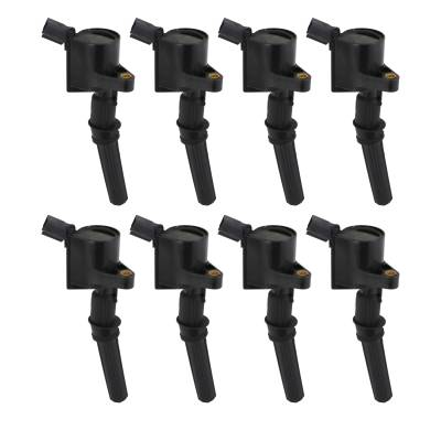 ACCEL - ACCEL 140032K-8 Ignition Coil for 98-08 Ford 4.6L/5.4L/6.8L 2-valve Black 8PC