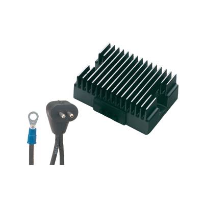 ACCEL - ACCEL 201118B Voltage Regulator Black for Harley Davidson