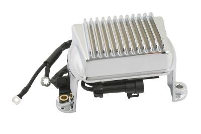 ACCEL - ACCEL 201134C Voltage Regulator Chrome for 02-03 Harley Davidson Touring