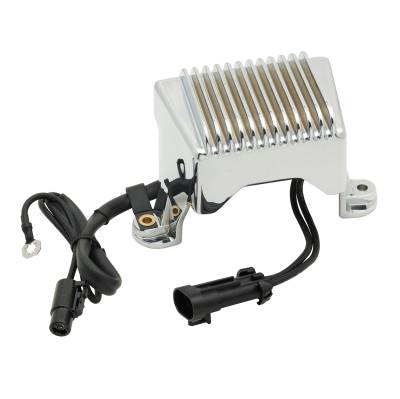 ACCEL - ACCEL 201135C Voltage Regulator Chrome for 04-05 Harley Davidson Tour Chrm