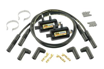 ACCEL - ACCEL 140403K Ignition Kit Universal 4-Cylinder Inductive 3.0 Ohms Res Black