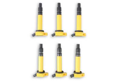 ACCEL - ACCEL 140630-6 Direct Ignition Coil Kit for Lexus/Toyota 6Pc Yellow