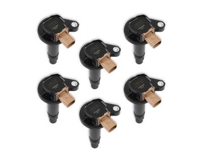 ACCEL - ACCEL 140646K-6 Direct Ignition Coil Kit for 10-16 Ford EcoBoost 3.5L Blk 6Pc