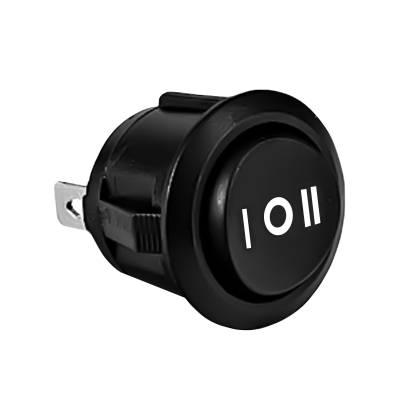 KC Hilites - KC HiLiTES 3114 3-Position Black Rocker Switch Controls On-Off-Amber Settings
