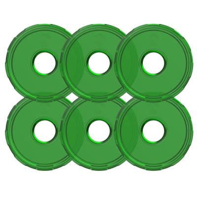 KC Hilites - KC HiLiTES 4415 Cyclone 2.0 LED Replacement Lens Green 6-PK