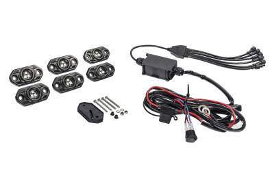 KC Hilites - KC HiLiTES 0339 C-Series RGB LED Multi-Use Flood 6-Light System Universal