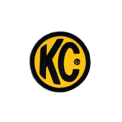 KC Hilites - KC HiLiTES 7003 Patch KC Embroidered Logo Round 2.5"