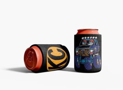 KC Hilites - KC HiLiTES 9946 KC Koozie Retro Vintage Baja Truck Black