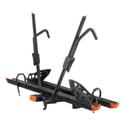 CURT - CURT 18088 Aluminum Tray-Style Hitch-Mounted Bike Rack 2 Bikes 2" Shank