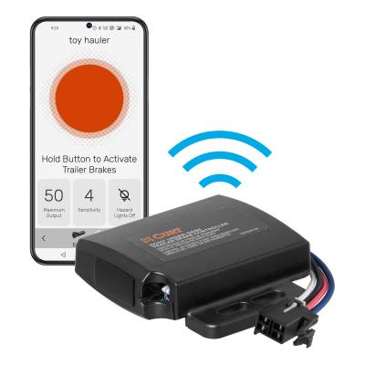 CURT - CURT 51190 Echo Under-Dash Trailer Brake Controller Bluetooth Phone Connection