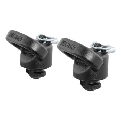CURT - CURT 60698 OEM Puck System Gooseneck Safety Chain Anchors RAM 38K
