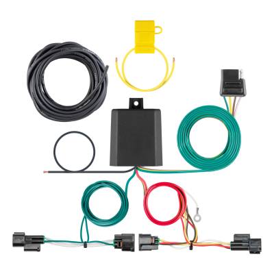 CURT - CURT 56483 Custom Wiring Harness 4-Way Flat Output Select Honda HR-V
