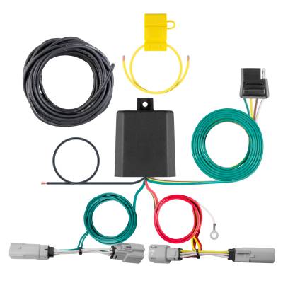 CURT - CURT 56453 Custom Wiring Harness 4-Way Flat Output Select Lincoln Aviator