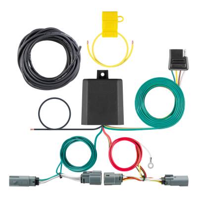 CURT - CURT 56462 Custom Wiring Harness 4-Way Flat Output Select Ford Bronco