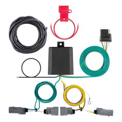 CURT - CURT 56465 Custom Wiring Harness 4-Way Flat Output Select Ford F150