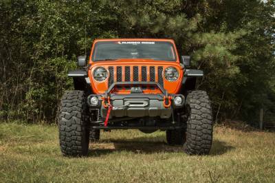 Rugged Ridge - Rugged Ridge 11549.45 VENATOR STUB FR BMPR w/O-RIDERSATIN BLACKJEEP