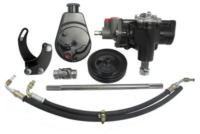 Borgeson - Borgeson 999014 Power Steering Conversion Kit 58-64 Chevy Cars Delphi 600 Series