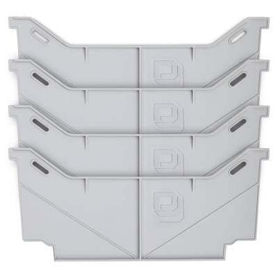 DECKED - DECKED AD8WIDEX4 DECKED Locking Tab Drawer Dividers Wide 8 x 18" 4Pc