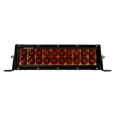 Rigid Industries - Rigid Industries 110223 E-Series 10" Spot w/Amber PRO Lens