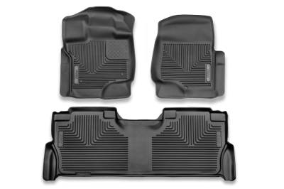 Husky Liners - Husky Liners 53468 X-act Contour Front & 2nd Seat Floor Liners