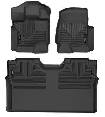 Husky Liners - Husky Liners 53498 X-act Contour Front & 2nd Seat Floor Liners