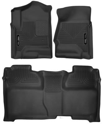 Husky Liners - Husky Liners 53908 X-act Contour Front & 2nd Seat Floor Liners