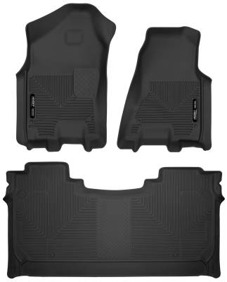 Husky Liners - Husky Liners 54608 X-act Contour Front & 2nd Seat Floor Liners