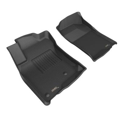 3D MAXpider - 3D MAXpider L1LX07911509 KAGU 1st Row Black Floor Mat for 03-09 Lexus GX470