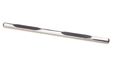 Lund - LUND 23589173 4" Oval Straight Nerf Bars Stainless Steel Polished