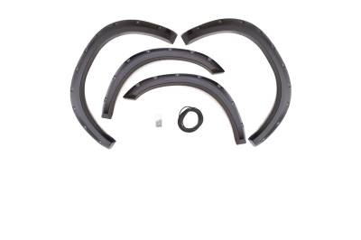 Lund - LUND RX204T 4Pc Rivet Style Textured Fender Flare Set for 09-23 RAM 1500/Classic