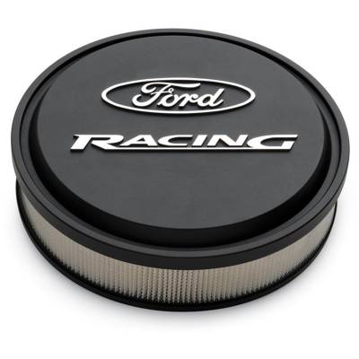 Ford Performance Parts - Ford Performance 302-380 Black Slant Edge Air Cleaner Kit w/Ford Racing Logo