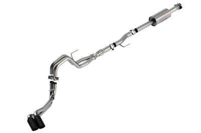 Borla - Borla 140875BC ATAK Cat-Back Exhaust Truck Side Exit 21-26 Ford F150 5.0L V8